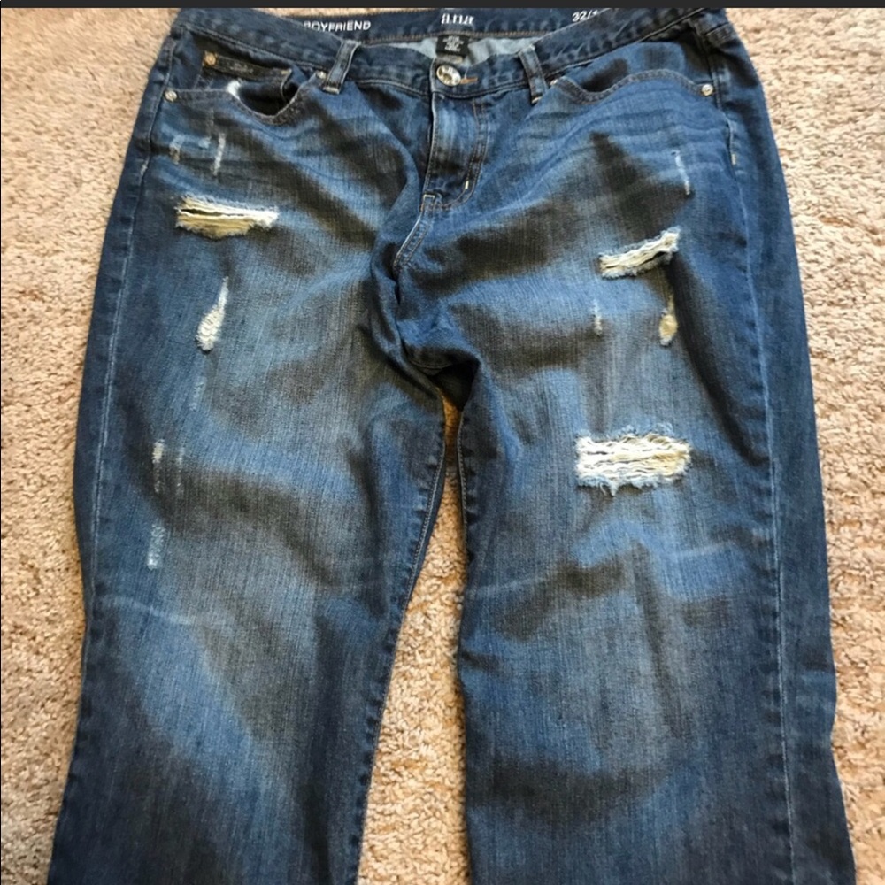 Ripped boyfriend 32/14 jeans